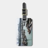 San Francisco en Pier 39 Zee Lions City Skyline Bagagelabel (Voorkant verticaal)