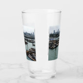 San Francisco en Pier 39 Zee Lions City Skyline Glas (Links)