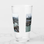San Francisco en Pier 39 Zee Lions City Skyline Glas (Rechts)