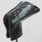 San Francisco en Pier 39 Zee Lions City Skyline Golfheadcover (3/4 voorkant)