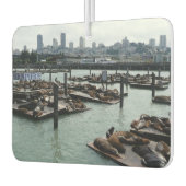 San Francisco en Pier 39 Zee Lions City Skyline Luchtverfrisser (Links)