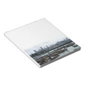 San Francisco en Pier 39 Zee Lions City Skyline Notitieblok (Schuin)
