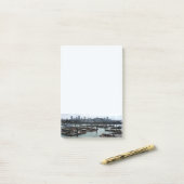San Francisco en Pier 39 Zee Lions City Skyline Post-it® Notes (Op bureau)