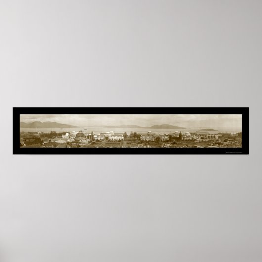 San Francisco Expo Foto 1914 Poster (Voorkant)