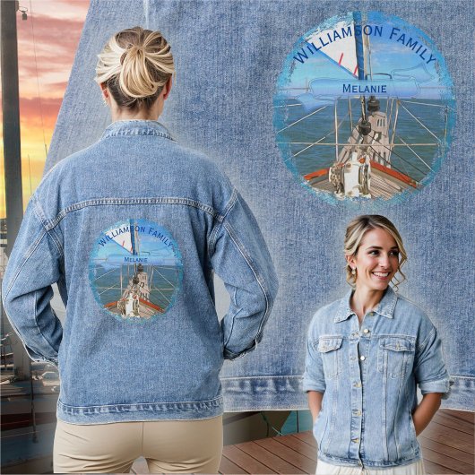 San Francisco familie zeilen 0869 Denim Jacket