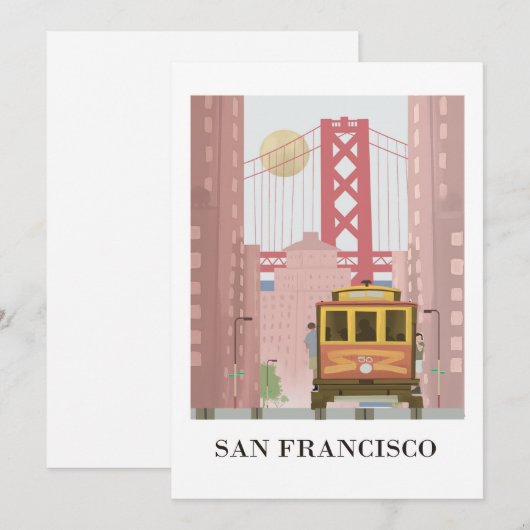 san francisco feestdagenkaart (Voorkant / Achterkant)