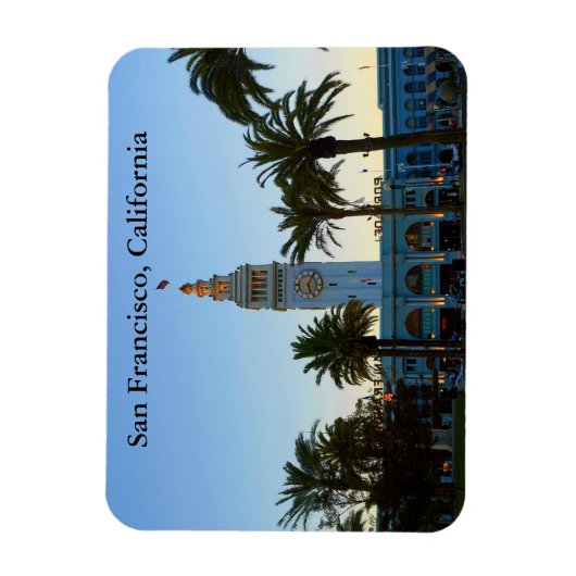 San Francisco Ferry Building #11 Magnet Magneet (Verticaal)