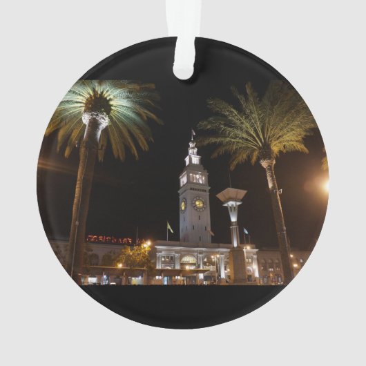 San Francisco Ferry Building #15 Ornament (achterkant)