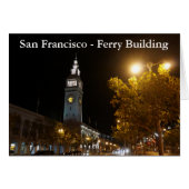 San Francisco Ferry Building #17 Kaart (Voorkant Horizontaal)