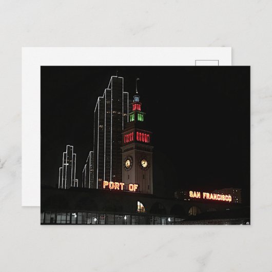 San Francisco Ferry Building #20 Briefkaart (Voorkant / Achterkant)