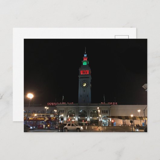 San Francisco Ferry Building #21 Briefkaart (Voorkant / Achterkant)