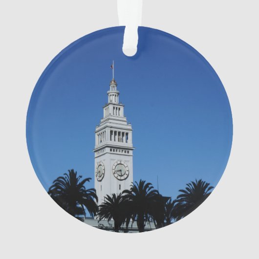 San Francisco Ferry Building #4 Ornament (achterkant)