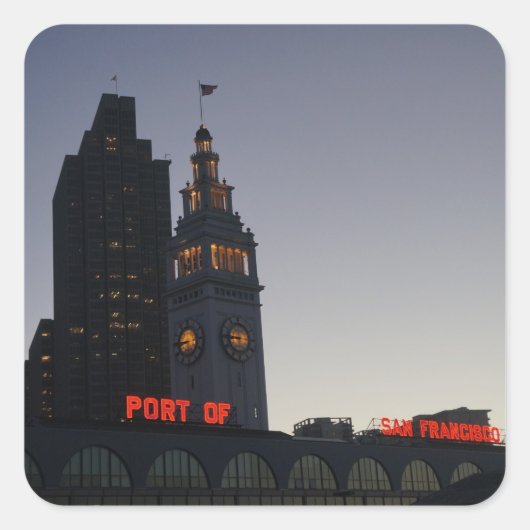 San Francisco Ferry Building #7 Stickers (Voorkant)
