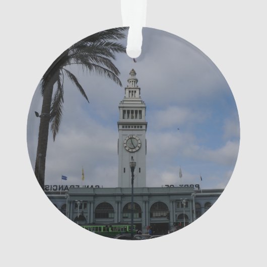 San Francisco Ferry Building #9 Ornament (achterkant)