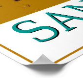 San Francisco Ferry Building - Pop Art Poster (Hoek)