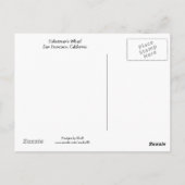 San Francisco Fisherman's Wharf Briefkaart (Achterkant)