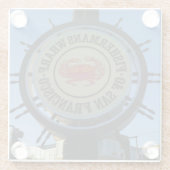 San Francisco Fishermans Wharf Glass Onderzetter (Achterkant)