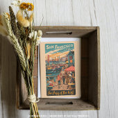 San Francisco Fisherman's Wharf, Parijs van het We Briefkaart