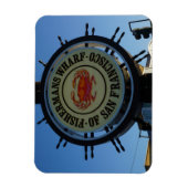 San Francisco Fishermans Wharf Photo Magnet Magneet (Verticaal)