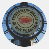 San Francisco Fishermans Wharf Stickers (Voorkant)