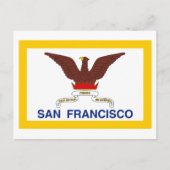 San Francisco Flag Briefkaart (Voorkant)