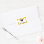 San Francisco Flag Hart Sticker (Envelop)