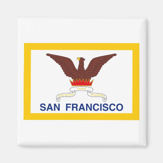 San Francisco Flag Magneet (Voorkant)