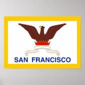 San Francisco Flag Poster (Voorkant)