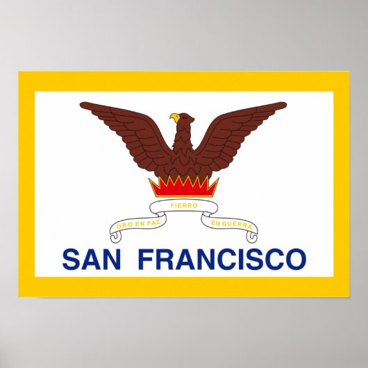 San Francisco Flag Poster (Voorkant)