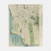 San Francisco Fleece Deken (Voorkant)