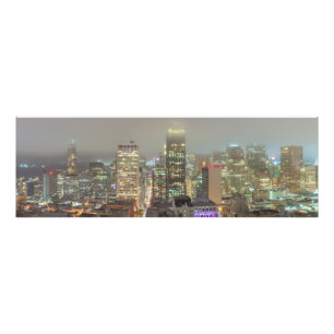 San Francisco Fog Foto Afdruk