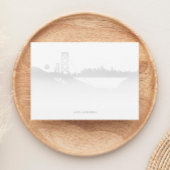 San Francisco Fog Modern Persoonlijke Stationery Notitiekaartje