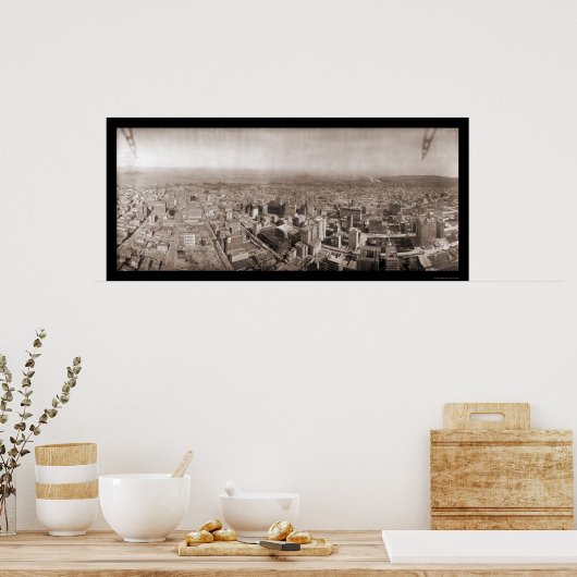 San Francisco Foto 1908 Poster (Keuken)