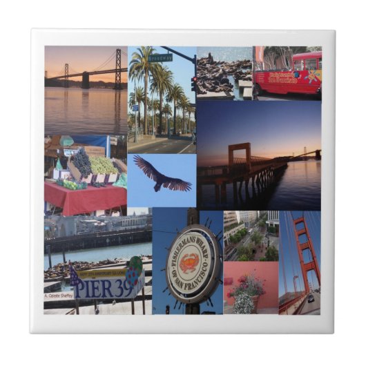 San Francisco Foto Tile Tegeltje (Voorkant)