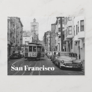 San Francisco  foto zwart-wit Briefkaart