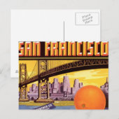 san francisco fruit briefkaart (Voorkant / Achterkant)