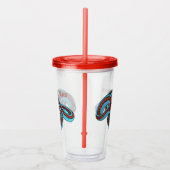 San Francisco garter slang cartoon illustratie Acryl Drinkbeker (Rechts)