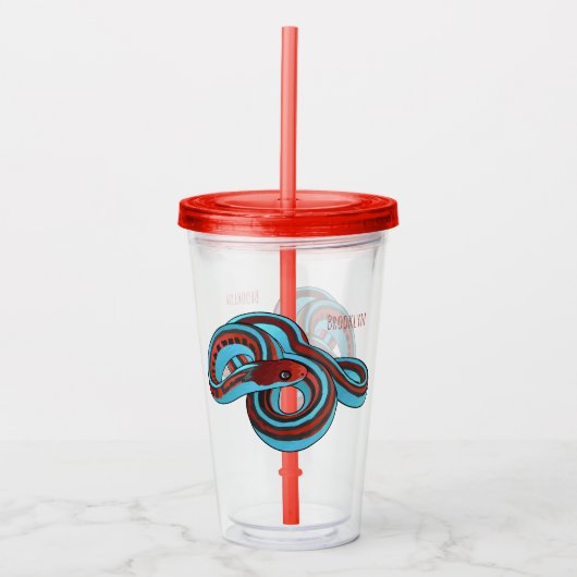 San Francisco garter slang cartoon illustratie Acryl Drinkbeker (Voorkant)