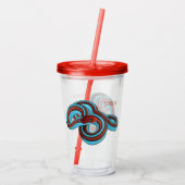 San Francisco garter slang cartoon illustratie Acryl Drinkbeker (Achterkant)