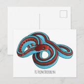 San Francisco garter slang cartoon illustratie Briefkaart (Voorkant / Achterkant)