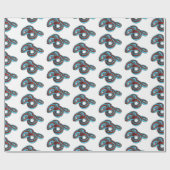 San Francisco garter slang cartoon illustratie Cadeaupapier (Vlak)