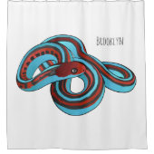 San Francisco garter slang cartoon illustratie Douchegordijn (Voorkant)