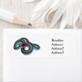 San Francisco garter slang cartoon illustratie Etiket (Insitu)