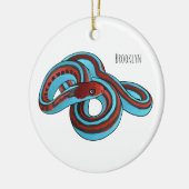 San Francisco garter slang cartoon illustratie Keramisch Ornament (Links)