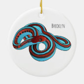 San Francisco garter slang cartoon illustratie Keramisch Ornament (Achterkant)