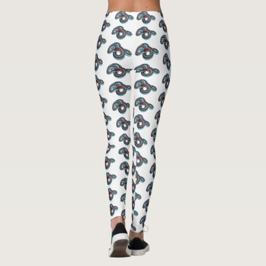 San Francisco garter slang cartoon illustratie Leggings (Achterkant)