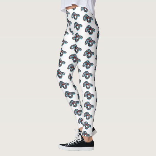 San Francisco garter slang cartoon illustratie Leggings (Links)