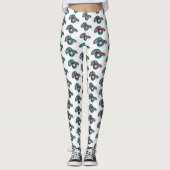 San Francisco garter slang cartoon illustratie Leggings (Voorkant)