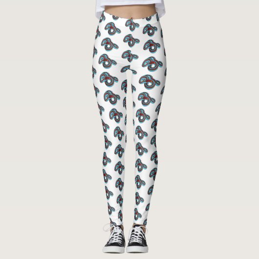 San Francisco garter slang cartoon illustratie Leggings (Voorkant)