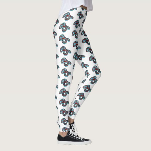 San Francisco garter slang cartoon illustratie Leggings (Rechts)